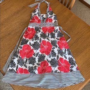 Y2K Girls Floral Print Dress